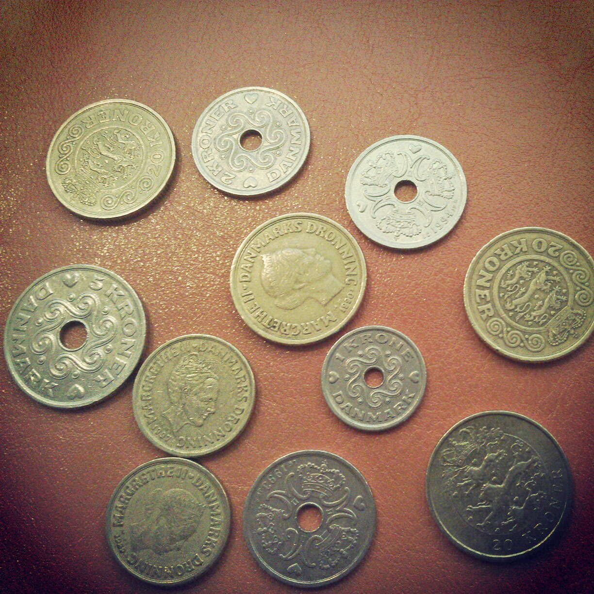 丹麦克朗中的硬币